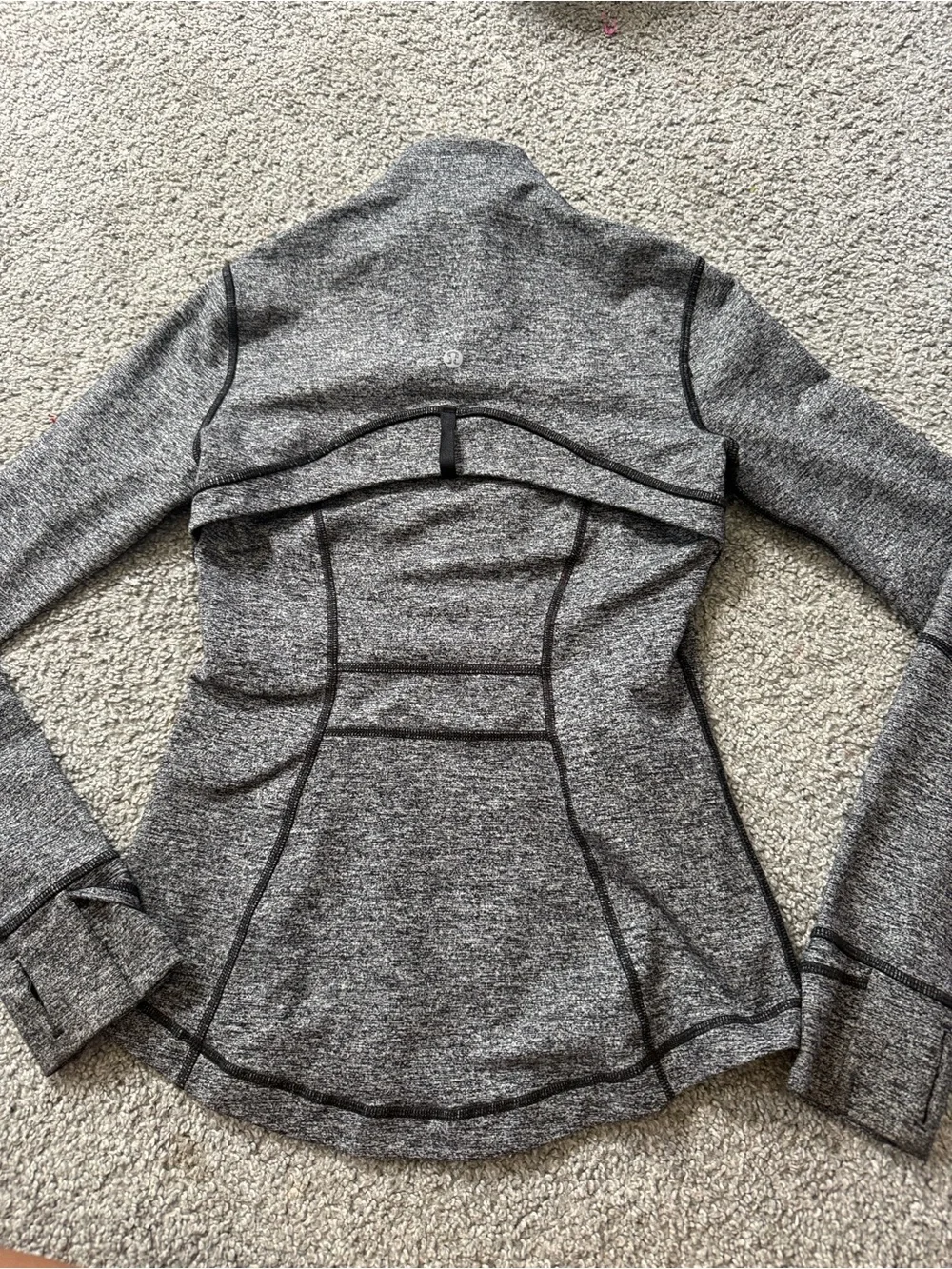 lululemon athletica define jacket Heather Gray Vented Active Jacket